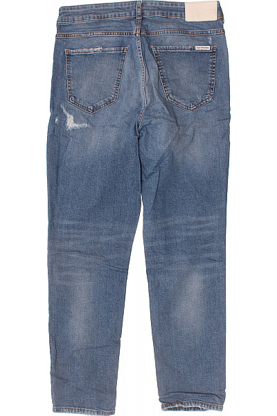 Marc O´Polo Dámské Modré Džíny Rovné Vintage S Dírami Seprané Velikost M | Marc O´Polo | obrázek 2