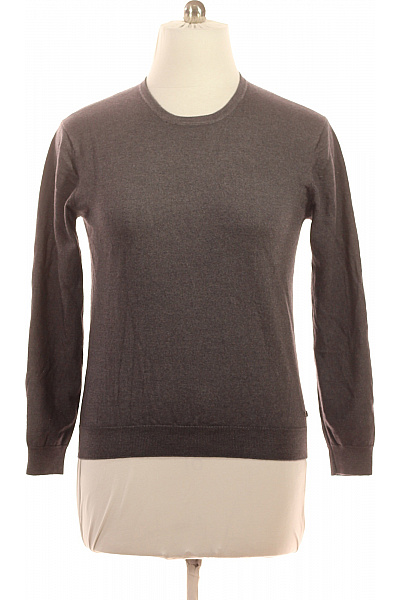 PIERRE CARDIN Pánský tmavě šedý basic tenký pulovr přes hlavu Vel. l | PIERRE CARDIN | obrázek 2