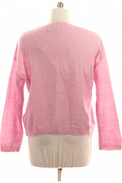 FYNCH-HATTON Dámský růžový pletený lehký crop pulovr volný Vel. m | FYNCH-HATTON | obrázek 3