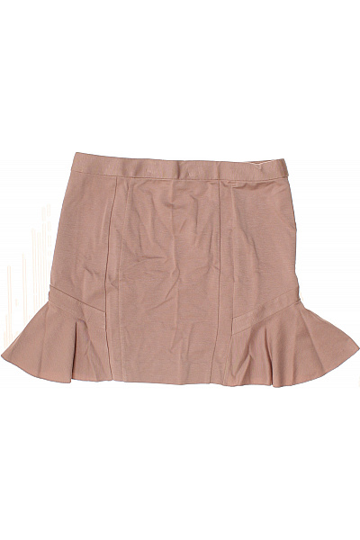 SCHUMACHER Dámská béžová mini sukně s volánem elegantní pouzdrová elastická Vel. M | SCHUMACHER | obrázek 3