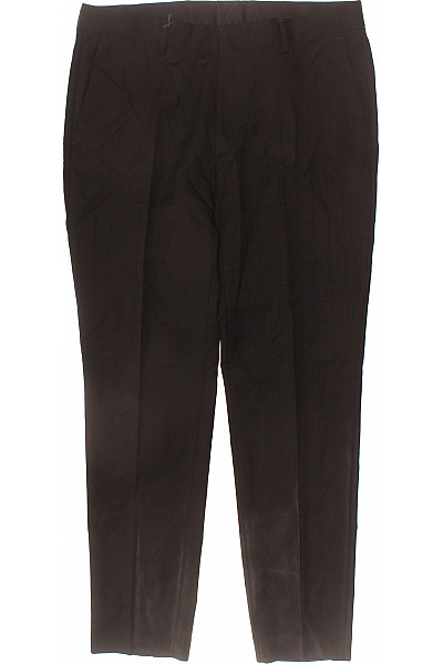 Tiger Of Sweden Pánské Oblekové Kalhoty černé Rovné Elegantní Látkové Velikost 54