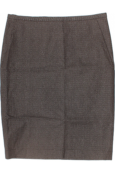 LUISA CERANO Dámská pouzdrová sukně business ke kolenům vzorovaná tmavá Velikost 38 | LUISA CERANO | obrázek 2