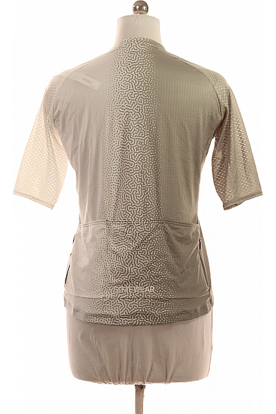 Gore Bike Wear Dámské polyesterové sportovní funkční tričko se zipem krátký rukáv šedé s potiskem Vel. XL | Gore Bike Wear | obrázek 2