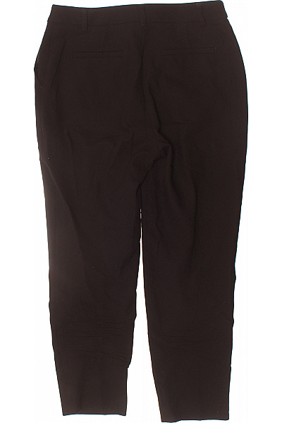 Dámské 3/4 kalhoty elegantní rovné černé s kapsami Vel. M | Unimoda | obrázek 3