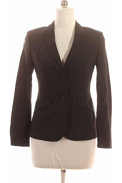 Hugo Boss Dámské černé vypasované sako elegantní business jednořadé na běžné nošení Velikost M | Hugo Boss | obrázek 2