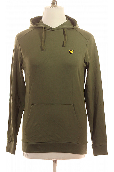 Lyle & Scott Pánská khaki mikina s kapucí a klokaní kapsou streetwear Vel. M | Lyle & Scott | obrázek 2