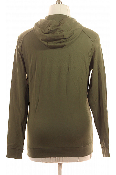 Lyle & Scott Pánská khaki mikina s kapucí a klokaní kapsou streetwear Vel. M | Lyle & Scott | obrázek 3