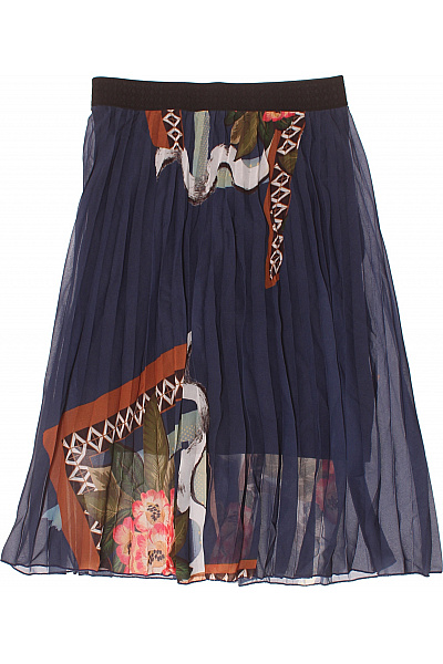 Plisováná  Sukně Modrá DESIGUAL Vel. 36 | DESIGUAL | obrázek 2