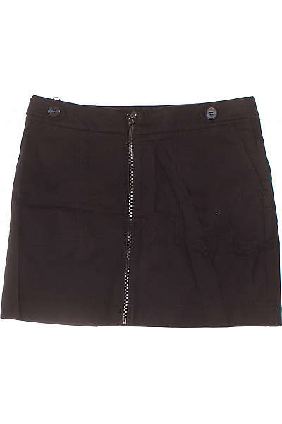 Next Dámská černá krátká sukně se zipem a kapsami Velikost EU 38 | Next | obrázek 2