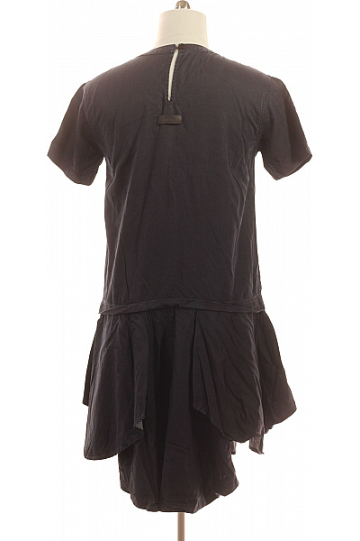 Dámské tričkové šaty krátké volnočasové černé Vel. M | Unimoda | obrázek 2