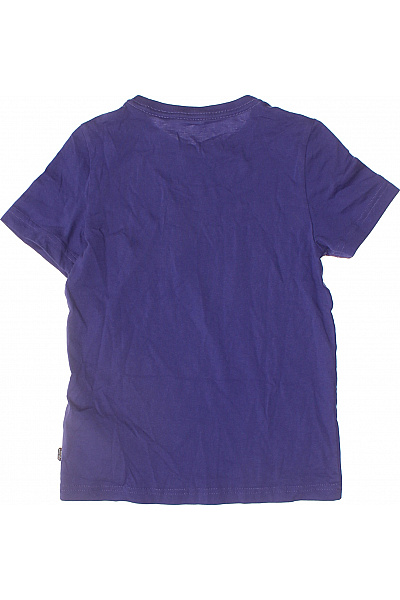 Puma Dětské Bavlněné Chlapecké Tričko Modré Logo Krátký Rukáv Sportovní | Puma | obrázek 2