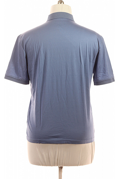 richmond Pánské modré polo tričko s krátkým rukávem a nápisem Vel. l | richmond | obrázek 3