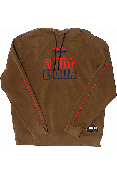 Hugo Boss Pánská Hnědá Tepláková Souprava S Potiskem NBA Proužkem Velikost XL | Hugo Boss | obrázek 4