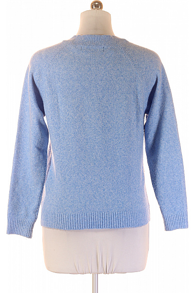 VERO MODA Dámský modrý polyesterový svetr pletený žebrovaný přes hlavu Velikost m | VERO MODA | obrázek 2