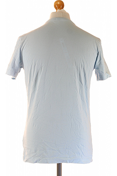 Calvin Klein Pánské světle modré tričko s krátkým rukávem a nápisem basic Vel. l | Calvin Klein | obrázek 3