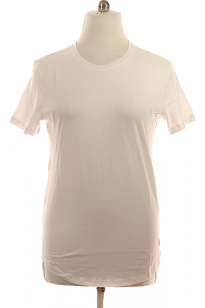 JACK & JONES Pánské tričko bílé basic s krátkým rukávem a kulatým výstřihem Velikost l | JACK & JONES | obrázek 2