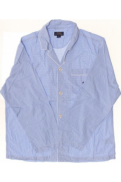 Ralph Lauren pánské pruhované bavlněné pyžamo modré Velikost L | Ralph Lauren | obrázek 3