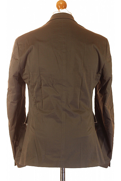 CINQUE Pánské Hnědé Sako Ležérní Jednořadé Bavlněné Na Běžné Nošení Velikost L | CINQUE | obrázek 2