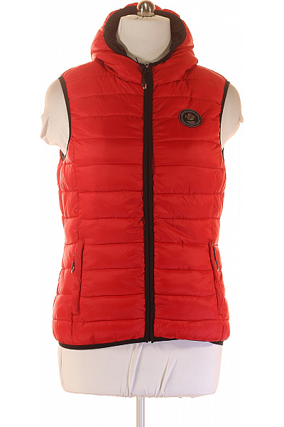 Teplá Dámská Vesta Červená Second hand Vel. XL | canadian-peak | obrázek 2