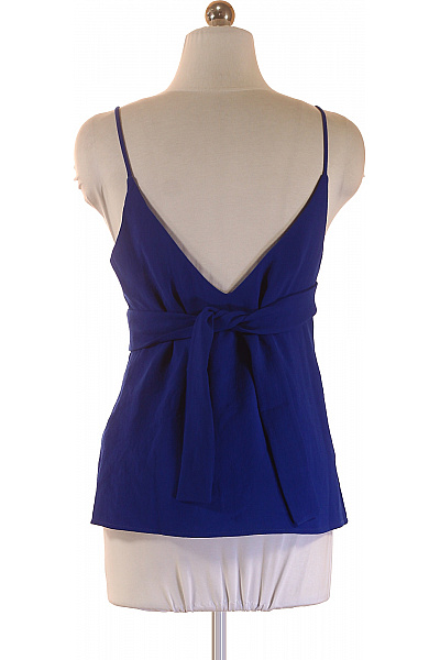 Dámská halenka modrá bez rukávů elegantní letní Velikost 1 | Unimoda | obrázek 2