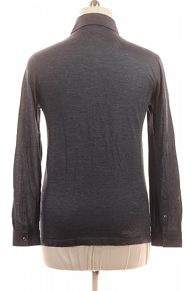 Hugo Boss Polo tričko dlouhý rukáv tmavě šedé jednobarevné basic Velikost M | Hugo Boss | obrázek 2