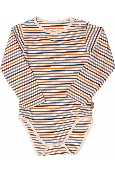 HUST And CLAIRE Dětské Body Pruhované Bavlněné Dlouhý Rukáv