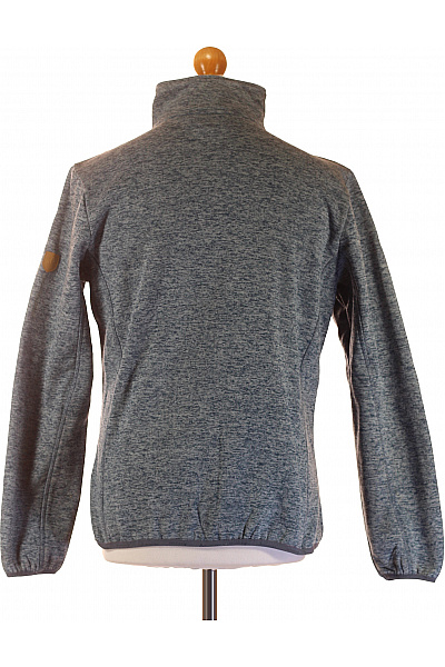 WHISTLER Polyesterová melírovaná šedá mikina na zip se stojáčkem outdoor Vel. 40 | WHISTLER | obrázek 2