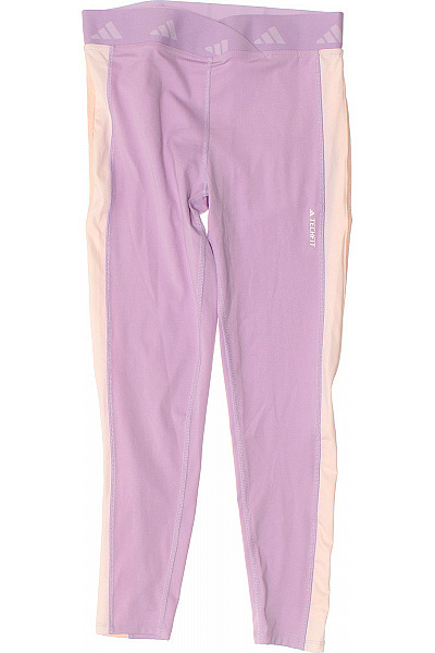 ADIDAS Dámské Fialové Polyesterové Sportovní Legíny S Vysokým Pasem Na Cvičení Velikost EU 38/40