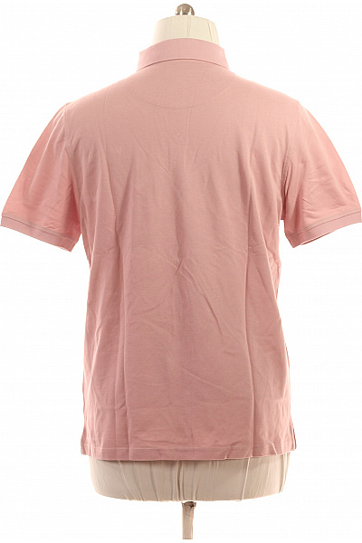 DOUGLAS HAYWARD Růžové bavlněné polo tričko s krátkým rukávem a límečkem Vel. xl | DOUGLAS HAYWARD | obrázek 3