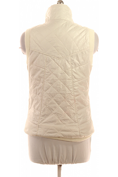 Ichi Dámská prošívaná polyesterová krátká vesta béžová bez rukávů Vel. M | Ichi | obrázek 2