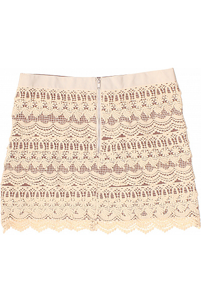 Next Béžová krajková mini sukně letní romantická Velikost EU 40 | Next | obrázek 3