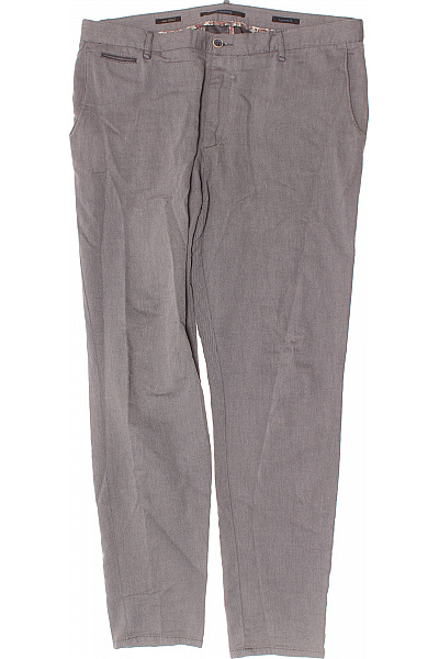 ALBERTO Pánské kalhoty šedé pruhované rovné ležérní dlouhé s kapsami Velikost 36/34 | ALBERTO | obrázek 2