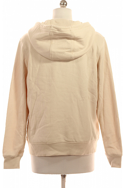 TOMMY HILFIGER Dámská béžová jednobarevná mikina s kapucí a klokaní kapsou Vel. S | TOMMY HILFIGER | obrázek 2