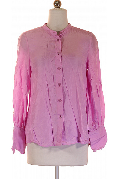 MARC AUREL Dámská viskózová růžová košile elegantní volná s dlouhým rukávem Velikost XS | MARC AUREL | obrázek 2