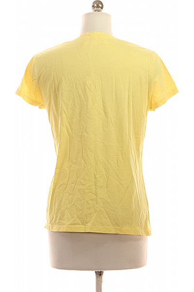 BLUGIRL Dámské žluté tričko s krátkým rukávem a výšivkou srdce Vel. S | BLUGIRL | obrázek 3