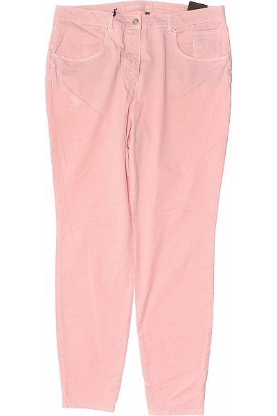 MARC AUREL Dámské bavlněné růžové kalhoty s kapsami volné rovné ležérní Vel. 46 | MARC AUREL | obrázek 2