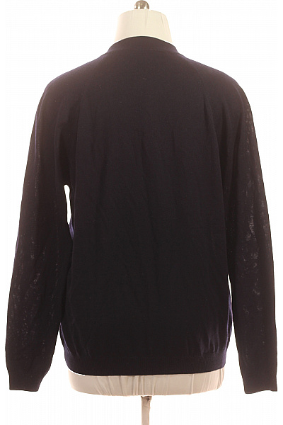 MAERZ Pánský tmavě modrý svetr bomber na zip lehký jarní Vel. 56 | MAERZ | obrázek 3