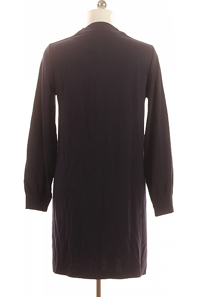 TOM TAILOR Dámské tmavě modré jednoduché tunikové šaty s dlouhým rukávem volné Vel. 6 | TOM TAILOR | obrázek 2