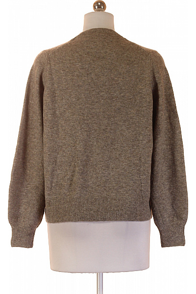 s.OLIVER Dámský vlněný hnědý pulovr se stojáčkem žebrovaný podzimní teplý crop Vel. 34 | s.OLIVER | obrázek 2