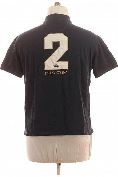 La Martina Pánské tmavě modré polo tričko s krátkým rukávem a výšivkou Velikost xxl | La Martina | obrázek 2