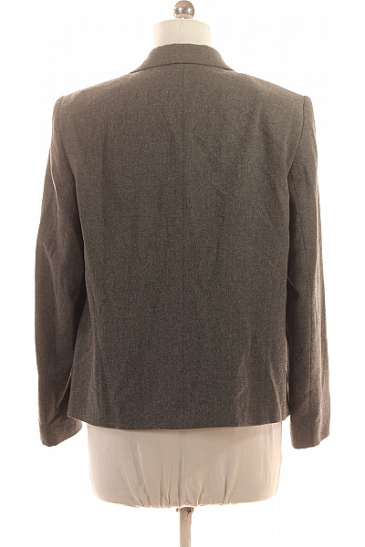 GERRY WEBER Dámský polyesterový krátký šedý elegantní kabát na zip Vel. 42 | GERRY WEBER | obrázek 3