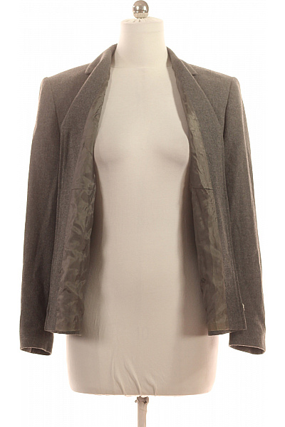 GERRY WEBER Dámský polyesterový krátký šedý elegantní kabát na zip Vel. 42 | GERRY WEBER | obrázek 4