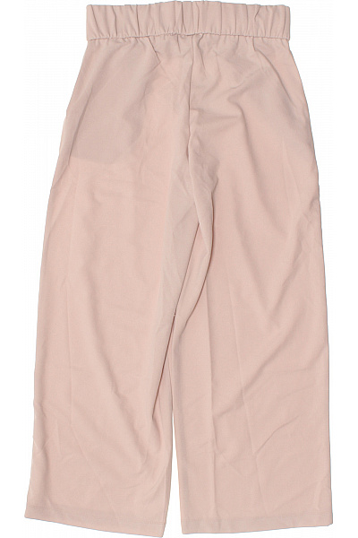 ONLY Dámské polyesterové volnočasové široké kalhoty s vysokým pasem růžové Velikost M | ONLY | obrázek 3