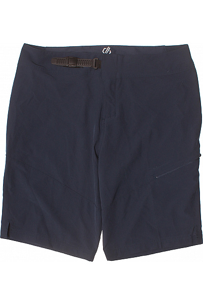 Pánské Outdoorové Kraťasy Tmavě Modré Sportovní Volné S Kapsami A Páskem Vel. L