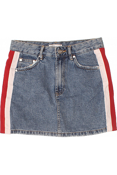 ZARA Dámská džínová sukně mini s bočním pruhem Vel. EU XS | ZARA | obrázek 2