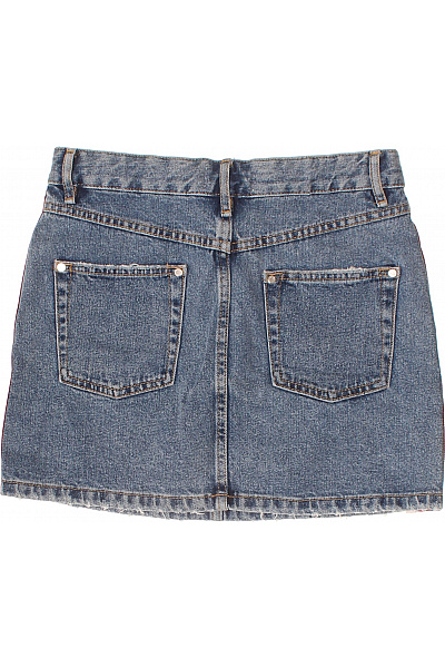 ZARA Dámská džínová sukně mini s bočním pruhem Vel. EU XS | ZARA | obrázek 3