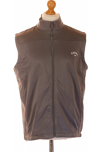 Callaway Pánská sportovní funkční vesta tmavě šedá celorozepínací Velikost L | Callaway | obrázek 2