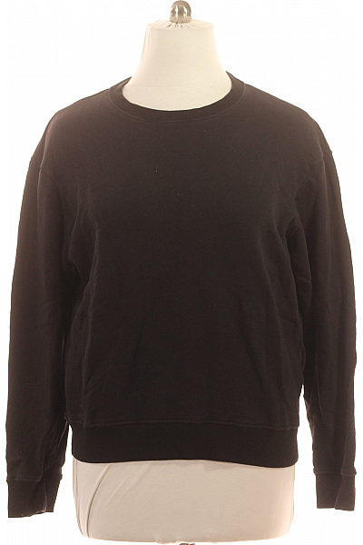 Just Cavalli Dámská černá mikina přes hlavu s dlouhým rukávem jednobarevná streetwear Vel. xl | Just Cavalli | obrázek 2