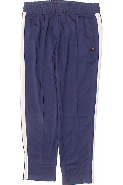 ellesse Pánské tmavě modré sportovní tepláky s bílým pruhem ležérní s kapsami Velikost xxl | ellesse | obrázek 2