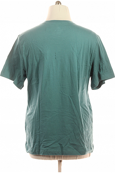 Nike Pánské bavlněné tričko zelené s krátkým rukávem a nápisem Velikost XL | Nike | obrázek 2